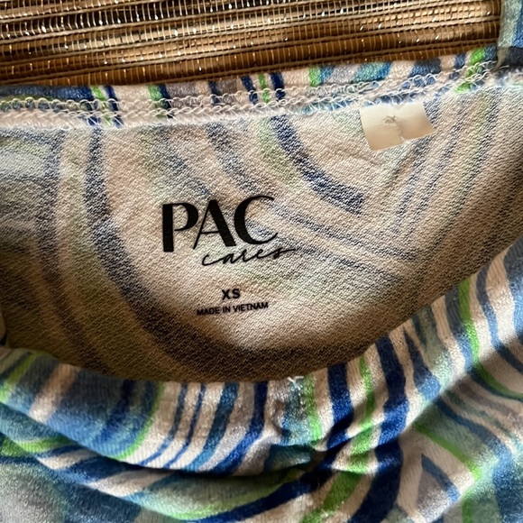 (4 for 25) PacSun Marble Front Tie Crop Top - Picture 2 of 4